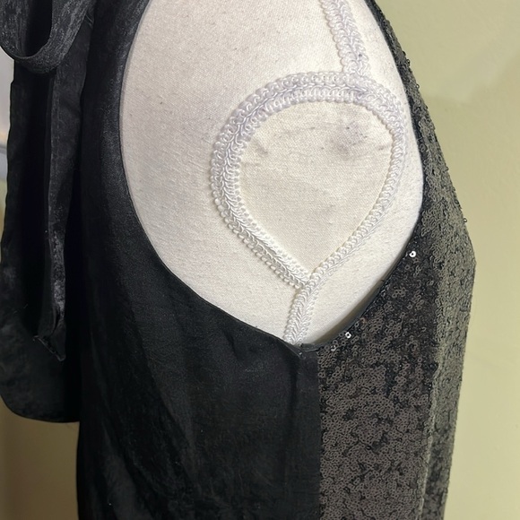 Andrée by Unit high neck Black Dress with Sequins size small - Picture 14 of 15